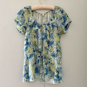 Banana Republic Womens Silk Blouse Top S